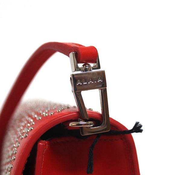 Alaia Small Flap Convertible Pochette Piment - Picture 5 of 8